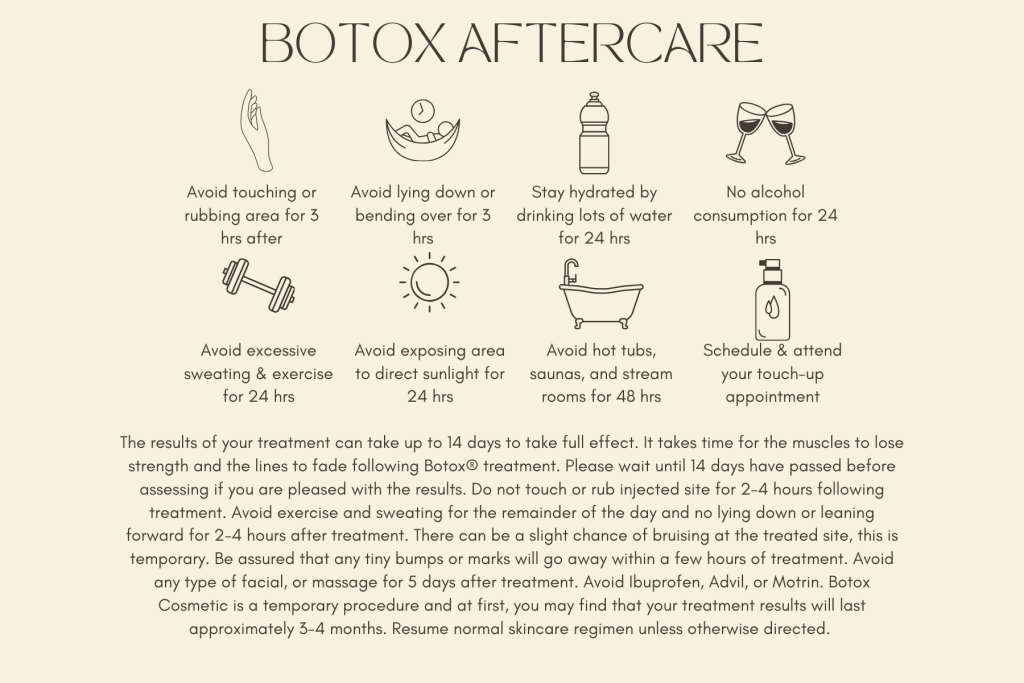 Botox Aftercare Athens, GA