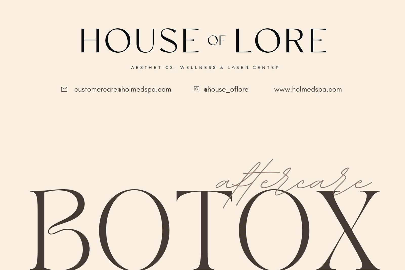 Botox Aftercare Athens, GA