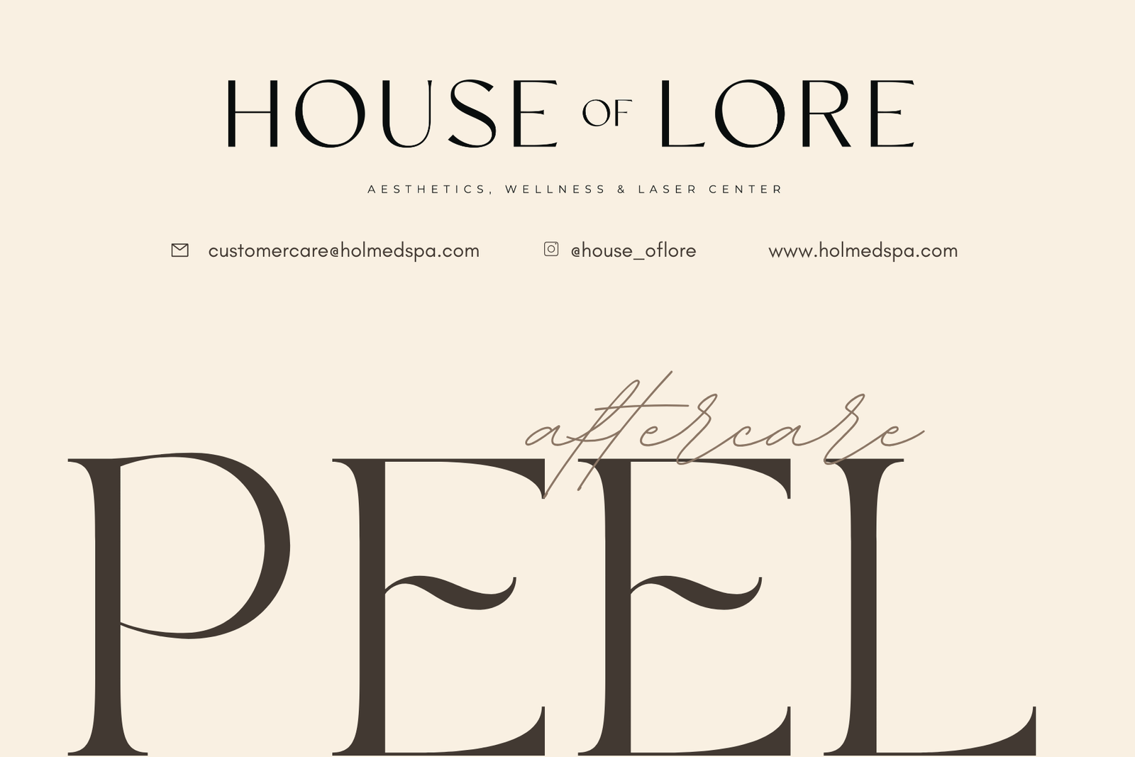 Chemical Peel Aftercare Athens, GA