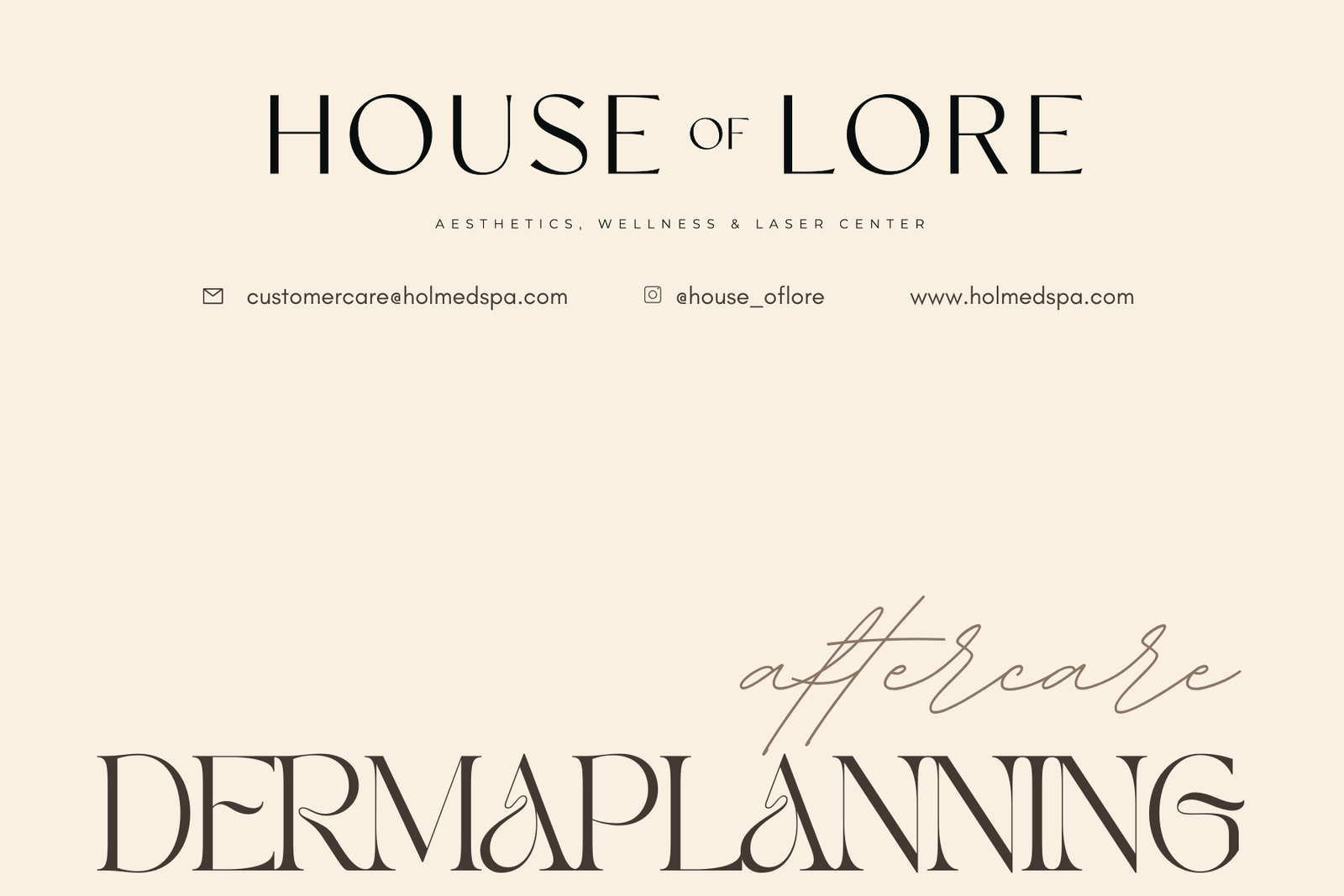 Dermaplanning Aftercare Athens, GA