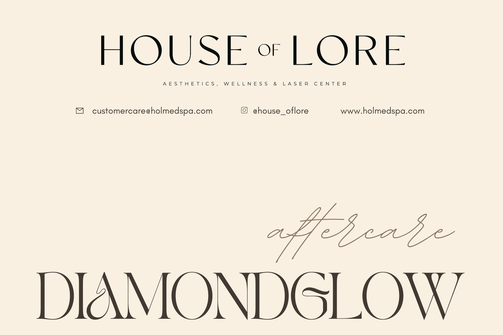 DiamondGlow Aftercare Athens, GA