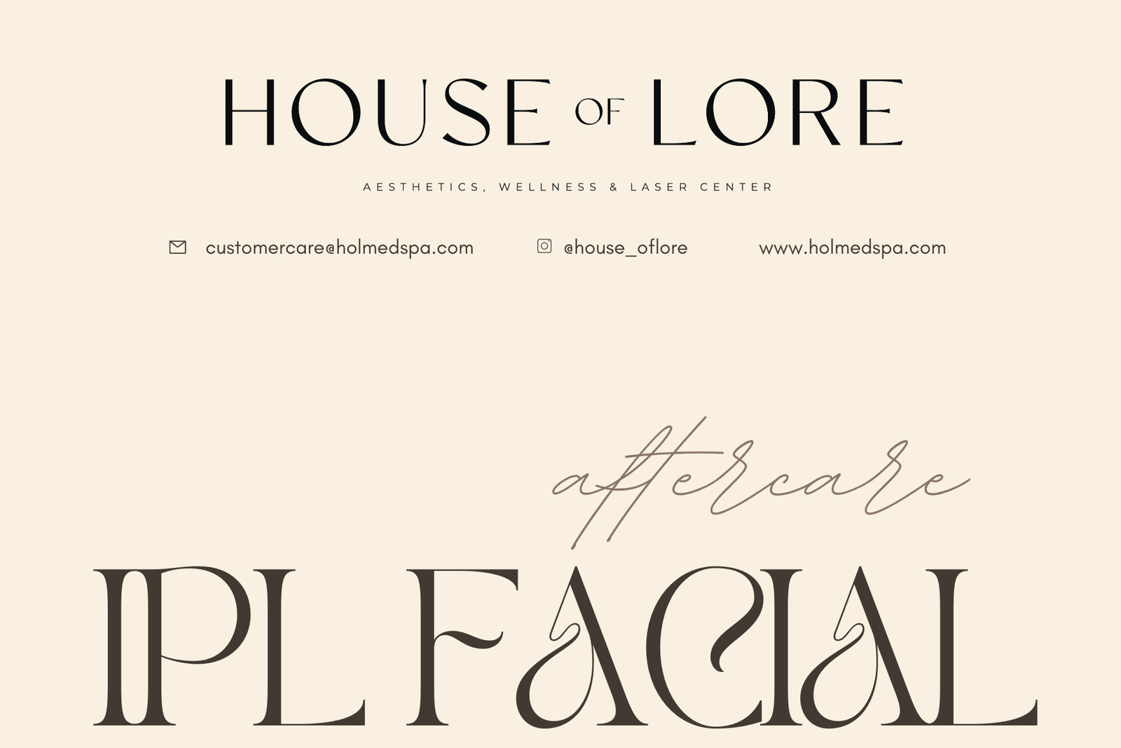 IPL Aftercare Athens, GA