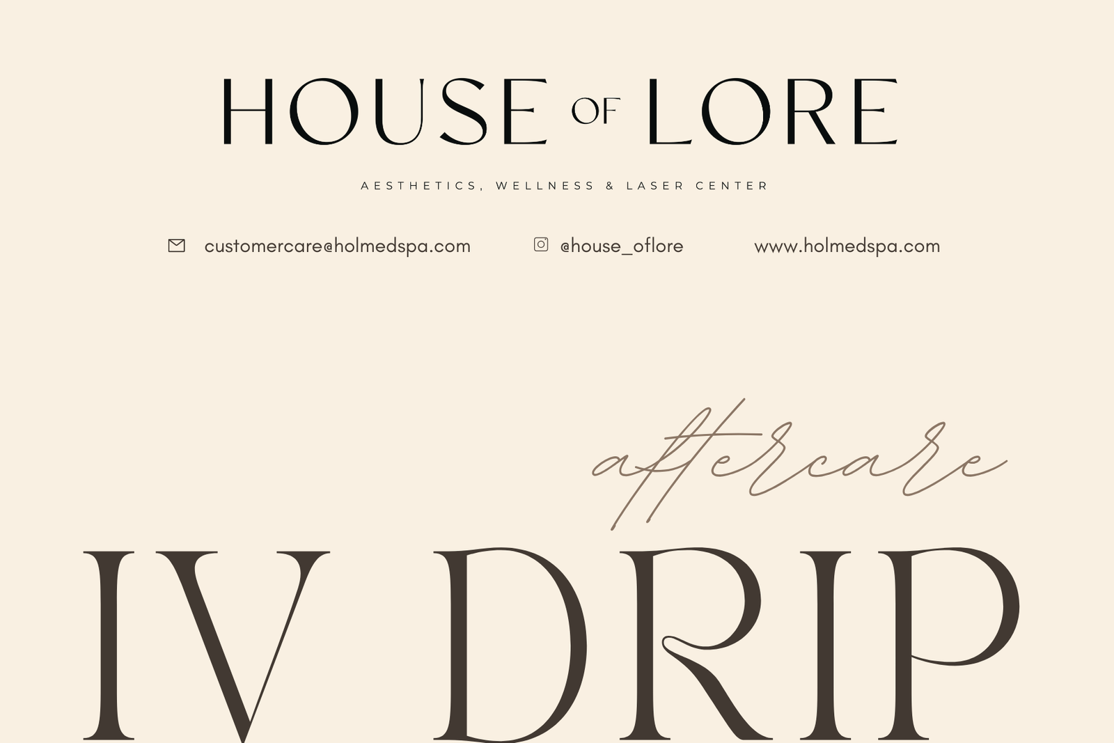 IV Drip Aftercare Athens, GA