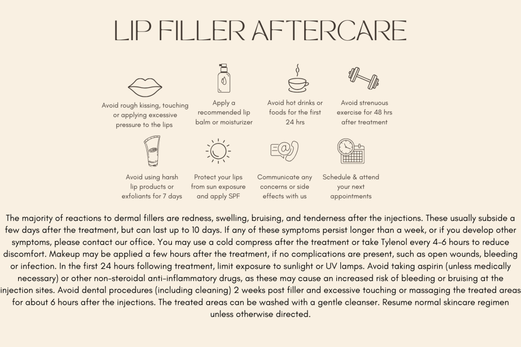 Lip Filler Aftercare Athens, GA