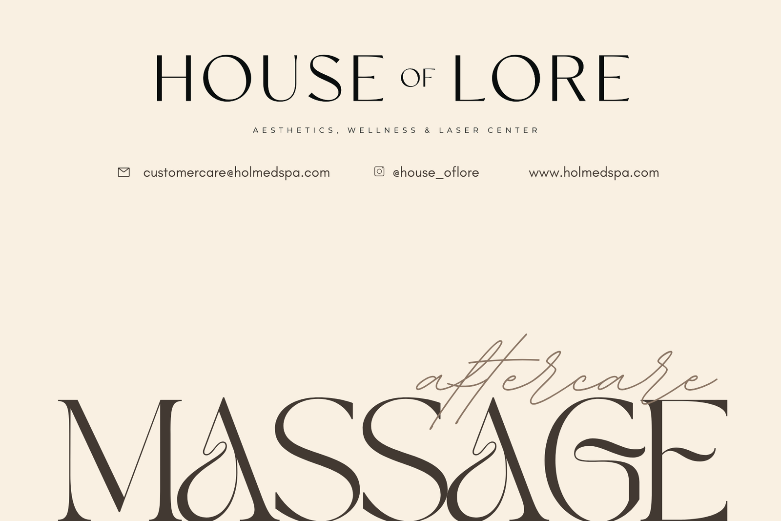 Massage Aftercare Athens, GA